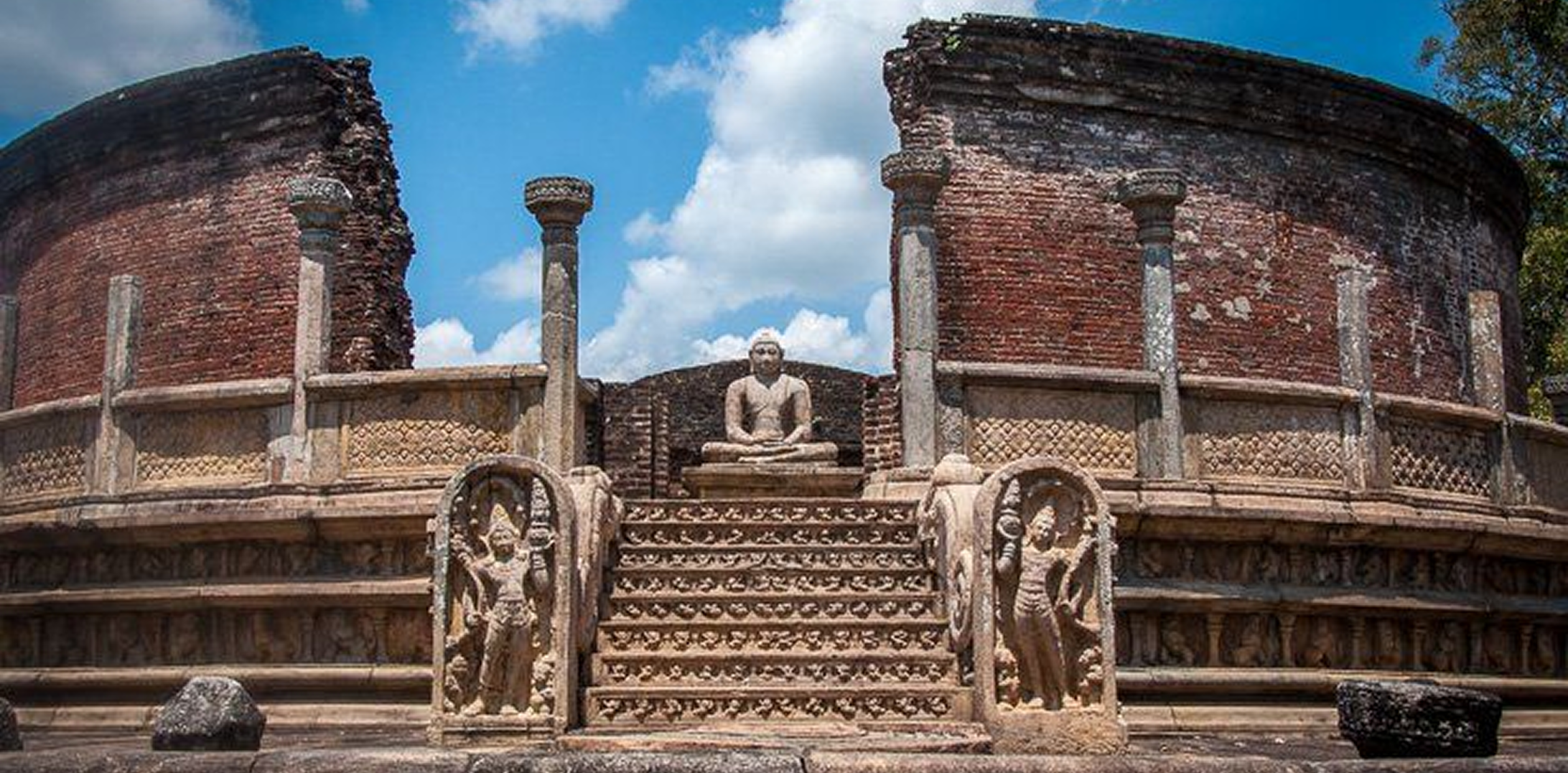 Ancient Buddhist site in Sri Lanka